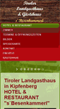 Mobile Screenshot of besenkammerl-kipfenberg.de